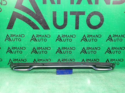 Юбка бампера задняя Mercedes C W205 2014 - 2018