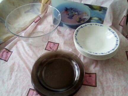 Тарелки французские небьющиеся