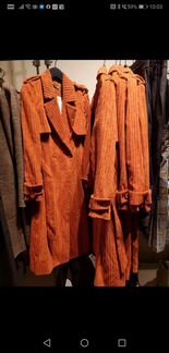 Куртка Orsay оранжевая вельвет