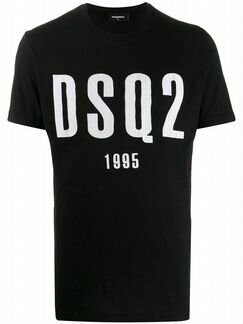 Dsquared2 футболка с принтом DSQ2 1995 чёрный