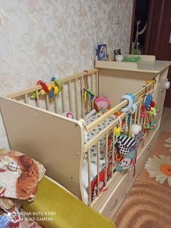 Кровать -маятник-трансформер детская Антел Ульяна