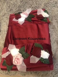 Шторы, красный бархат, новые