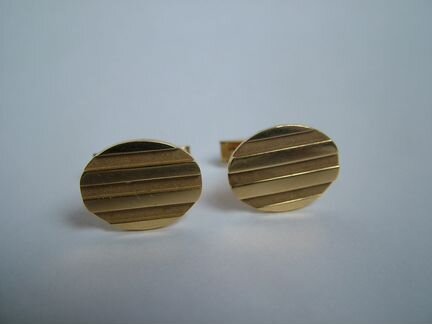 Tiffany & Co. тиффани запонки золото 750 пробы