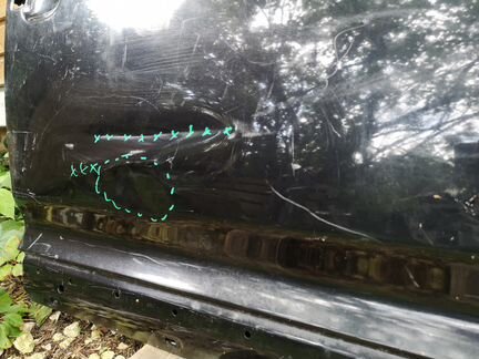 Дверь передняя правая VW Touareg 1, Cayenne 957