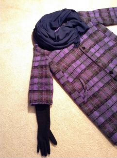 Стильное шерстяное пальто