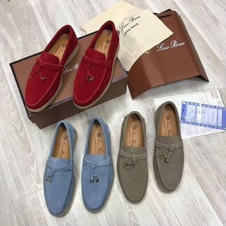 Мокасины Loro Piana Summer Charms Walk замша