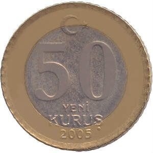 50 курушей Турция 2005