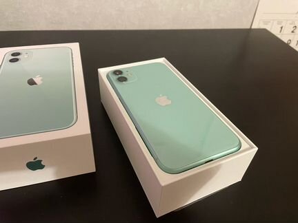 iPhone 11, 128 гб, зелёный (гарантия, чек)