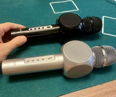 Микрофон-караоке Gmini GM-btkp-03S silver black