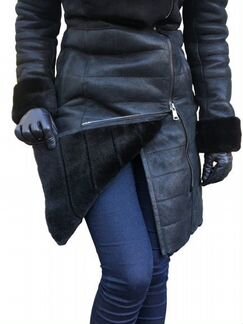 Дубленка женская 42, снежная королева