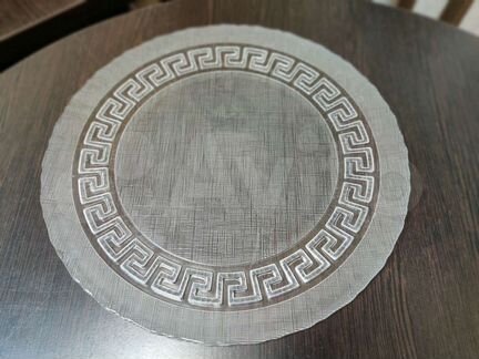 Блюдо Тарелка стекло 30 см подставка под торт