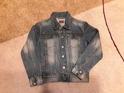 Куртка джинсовая новая на рост 140-146